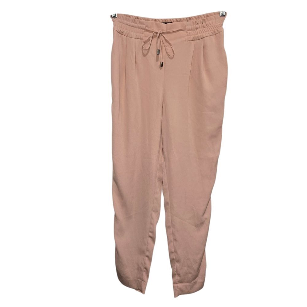 Zara Basic Light Pink Elastic Waist Pants